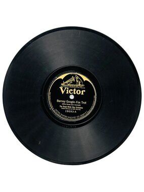 The Great White Way Orchestra Barney Google 10 in Shellac 78 RPM Victor 19093